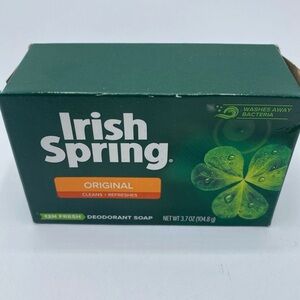 Irish Spring Original Deodorant 3.7 oz 104.8 g Soap Bar